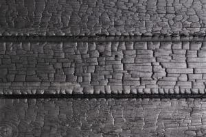 Degintas maumedis, charred larch